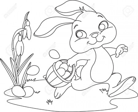 Cute Bunny Coloring Pages | Coloring Online