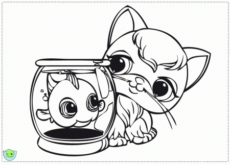 Coloring Pages Of Littlest Pet Shops - Coloring