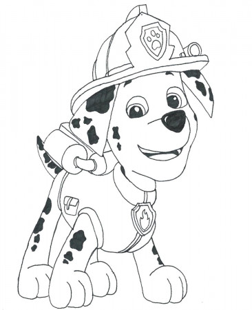 Paw Patrol Colouring Pages Online - Coloring