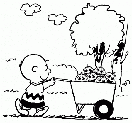 Charlie Brown Christmas Coloring Pages To Print - Coloring Pages