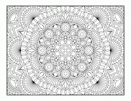Sacred Geometry Coloring Page Adult Coloring Pages - Gianfreda.net