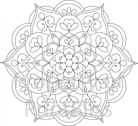 Flower Mandala Printable Coloring Etsy Bohemian Mandala Coloring Pages  coloring pages nature mandalas coloring book mandala coloring book printable  mandalas mandala colouring I trust coloring pages.