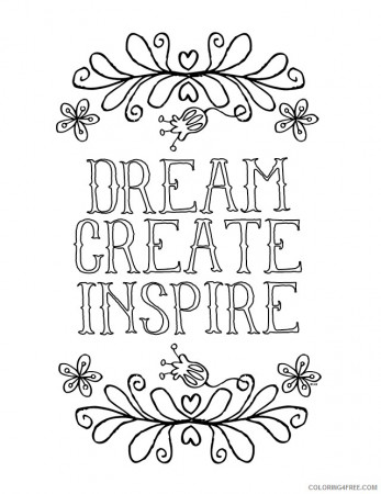 motivational quote coloring pages Coloring4free - Coloring4Free.com