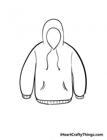 25 Easy Hoodie Drawing Ideas - How to Draw a Hoodie