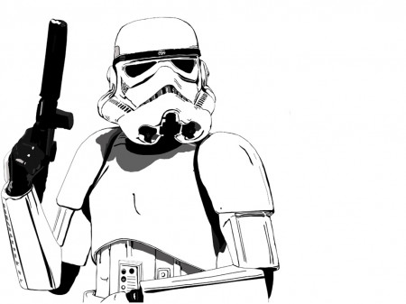 Star Wars Stormtrooper Coloring Page drawing free image download