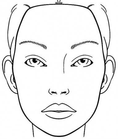 25+ Excellent Photo of Makeup Coloring Pages - entitlementtrap.com | Makeup  face charts, Face chart, Face template makeup