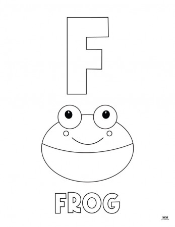 Letter F Coloring Pages - 15 FREE Pages | Printabulls