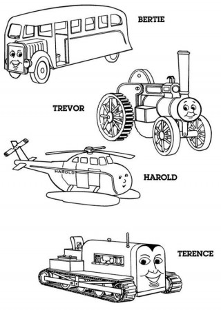 Free Printable Thomas The Train Coloring Pages: 20 Coloring Images ...