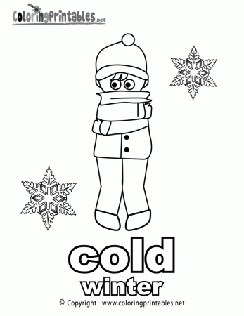 Adjectives Coloring Page - A Free English Coloring Printable