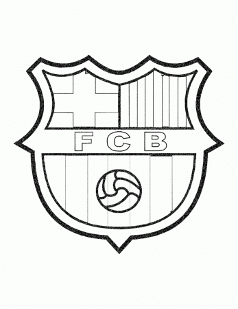 soccer coloring pages fc barcelona Coloring4free ...