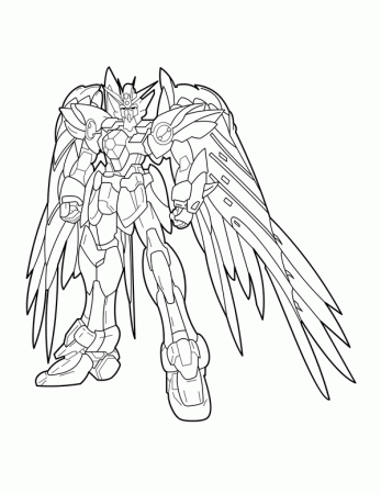 Gundam Coloring Pages - Coloring Pages Kids