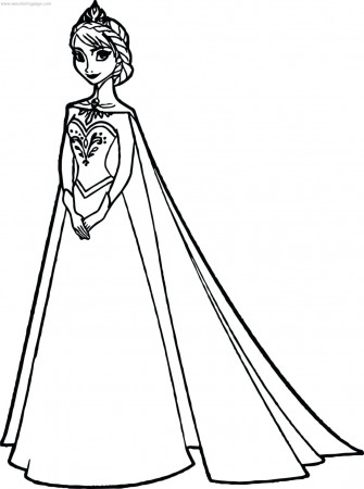 Top 45 Beautiful Queen Coloring Page Frozen Fever Pages To ...