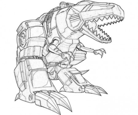Transformers Fall of Cybertron Grimlock Cartoon | Dinosaur coloring pages,  Transformers coloring pages, Online coloring pages