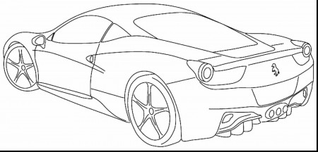 Supercar Coloring Pages at GetDrawings | Free download