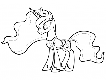 Princess Luna | My little pony coloring, Cartoon coloring pages ...