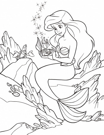 Princess Ariel Coloring Pages for kids #737 Princess Ariel ...