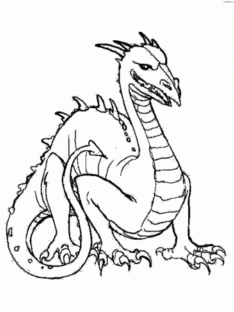 Dragons coloring pages 143 / Dragons / Kids printables coloring pages