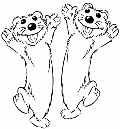 Bear In The Big Blue House Treelo Coloring Page - Coloring Pages ...
