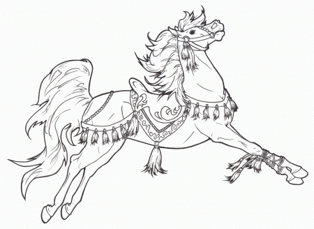 Carousel Horse Coloring Pages To Print - High Quality Coloring Pages