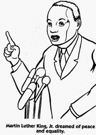 Martin Luther King Coloring Pages | Coloring Pages Gallery