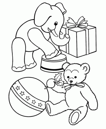 BlueBonkers : Christmas presents, toys and gifts Coloring pages - 9