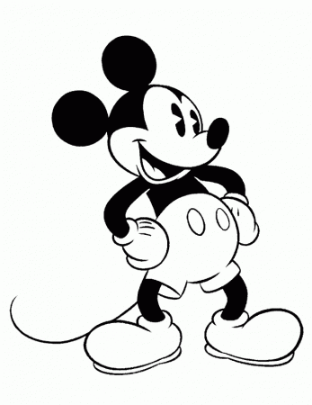 mickey mouse gang Colouring Pages (page 2)