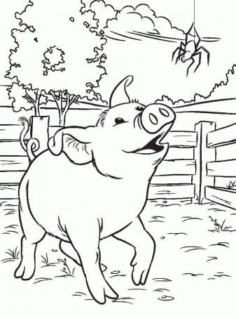 Charlottes Web Coloring Pages 298 | Free Printable Coloring Pages