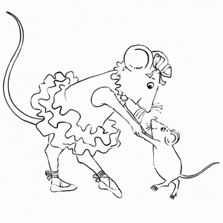 Angelina Ballerina Coloring Pages 26 | Free Printable Coloring 