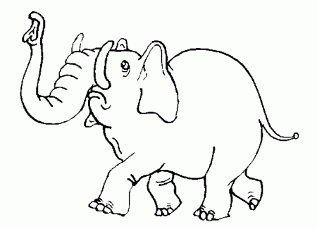 Elephant at the zoo coloring pages » Cenul – Free Coloring Pages 