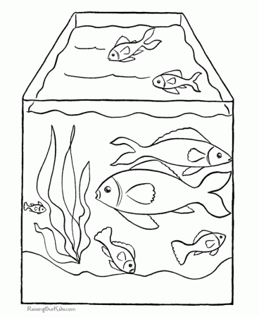 Printable fish coloring picture | Coloring Pages For Girl 