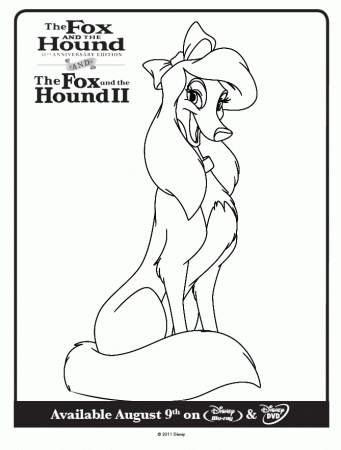 The Fox And The Hound Coloring Pages 699 | Free Printable Coloring 