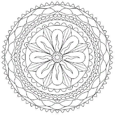 Abstract coloring pages