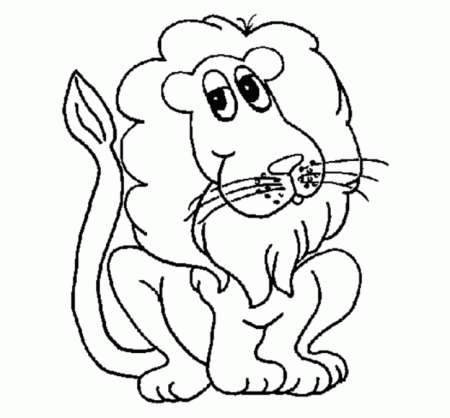 lion Colouring Pages (page 2)