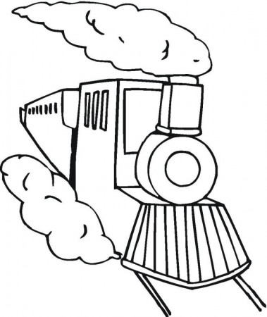 Free Train Coloring Pages