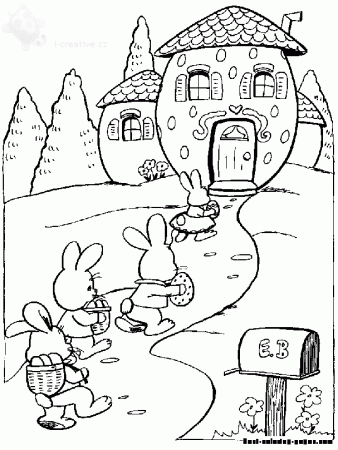 Easter Bunny coloring pages | Best Coloring Pages - Free coloring 