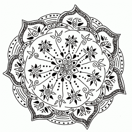 Monday Mandala | The Doodle Daily