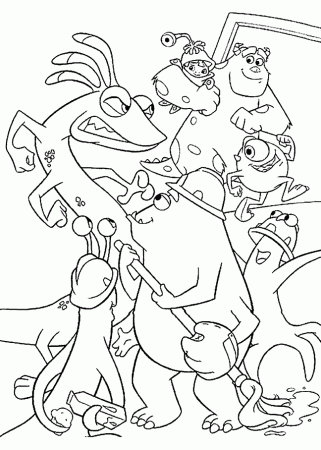 Coloring Page - Monsters inc coloring pages 5