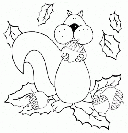 Cute Animals Squirrel Coloring Pages 719 X 959 21 Kb Gif | Fashion 