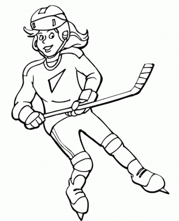 Child Printable Sports Coloring Sheet