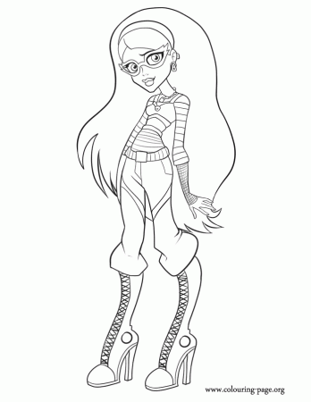 Monster High - Ghoulia Yelps coloring page