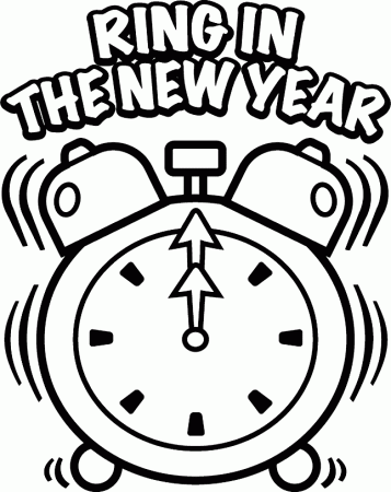 New Year Coloring Pages: June 2010