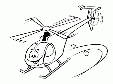 Helicopter Colouring Pages- PC Based Colouring Software, thousands 