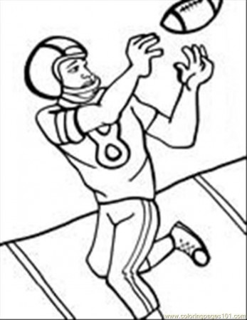 free printable sports coloring page Football Coloring Pages 
