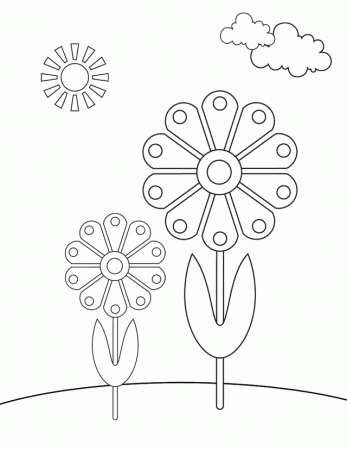 Flowers Printable Coloring Pages | Free coloring pages