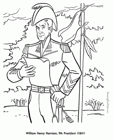 William Henry Harrison Coloring pages - Free and Printable!