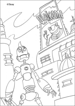 Robots Coloring Pages For Boys