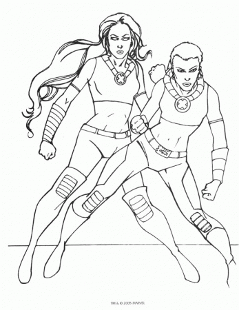 Coloring Page - X men coloring pages 14