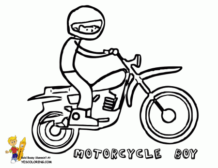 Motocross Coloring Pages - Free Coloring Pages For KidsFree 