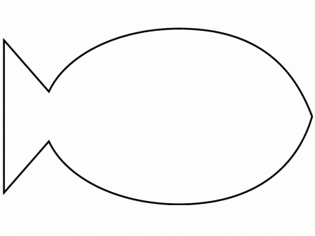 fish shapes Colouring Pages