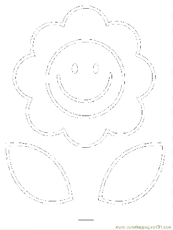 Coloring Pages Flower Coloring 12 (Natural World > Flowers) - free 